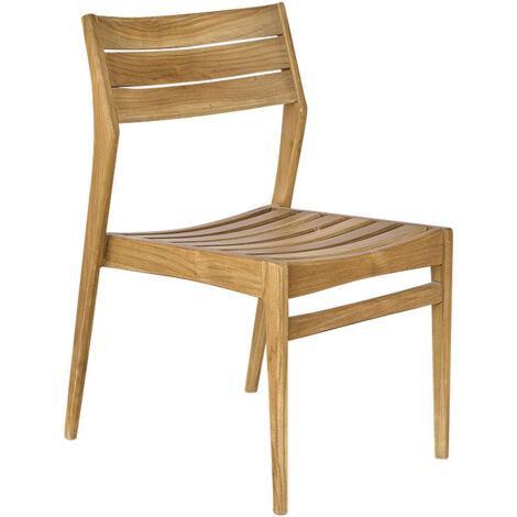 Home24 Gartenstuhl-Set Aus Akazienholz | 2er-Set Grau-braun | Wetterfest Für Terrasse & Balkon