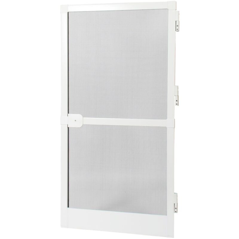 Zanzariera a battente Alluminio - L 215 x H 100 cm - Bianco