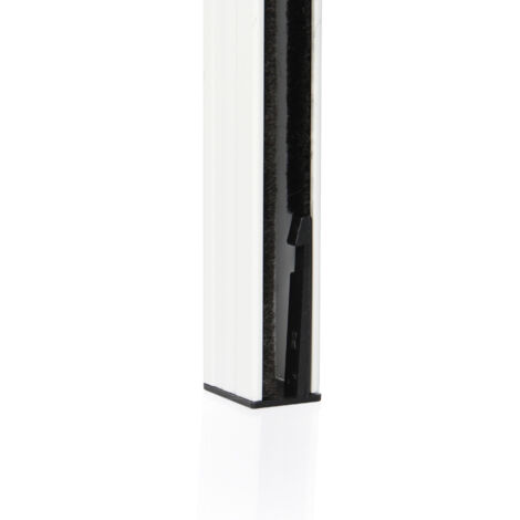 Zanzariera per Finestra L 150 x H 160 cm in Alluminio Bianco – Regolabile, Facile da Installare, Protezione Insetti