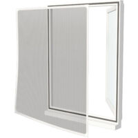Zanzariera magnetica senza perforatura PVC - 130 x 160 cm - Bianco