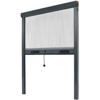 Zanzariera a Rullo Verticale Riducibile - L100 x H160 cm - Grigia