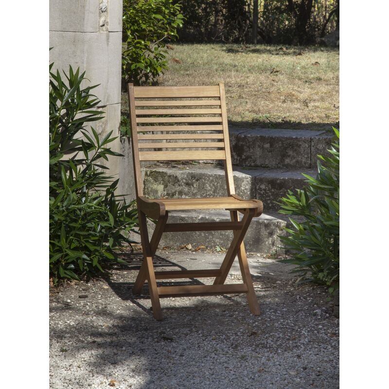 Chaise de jardin en bois pliante ALIZE Saturne