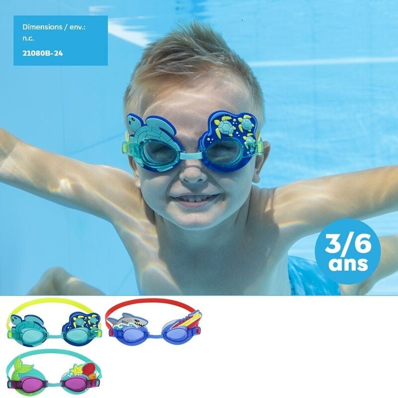 Lunettes de piscine enfant 3/6 ans