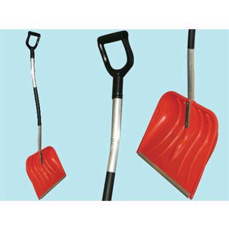 Badile CRISALIDE In ABS Blu Con Bordo In Alluminio: Pala Leggera Per Neve, Terra E Detriti, Manico Non Incluso
