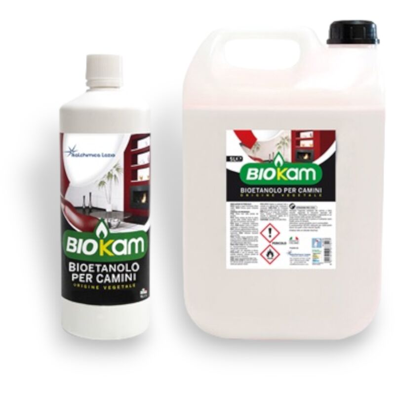 Liquido Bioetanolo inodore per camino biocamino biokam 5 10 litri