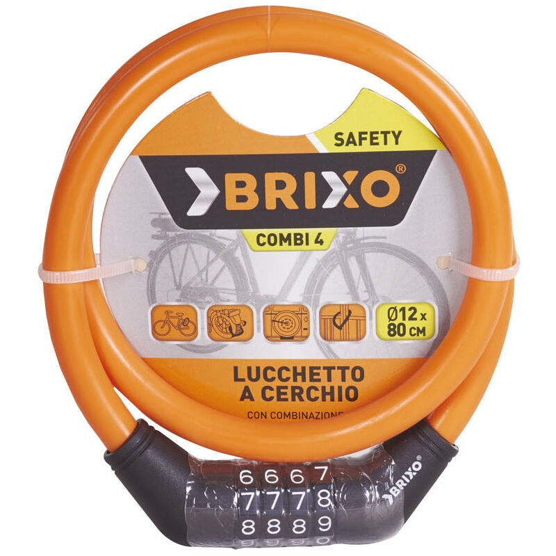 Hengda Antifurto per bicicletta. lucchetto a combinazione a 5 cifre