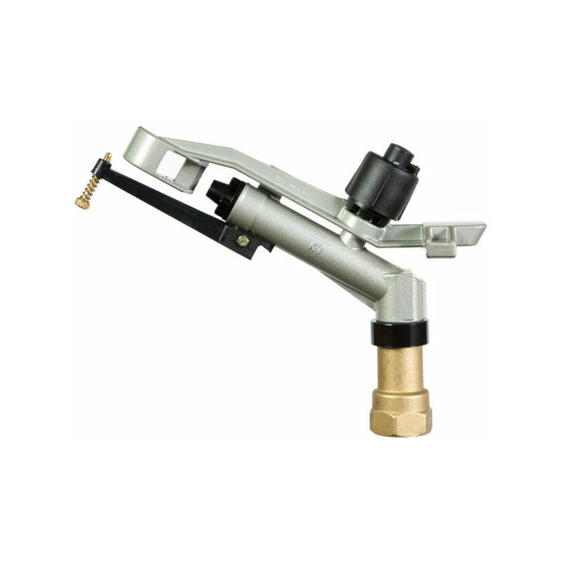 IRRIGATORE IN OTTONE rotante 90 cm su supporto metallico e superficie