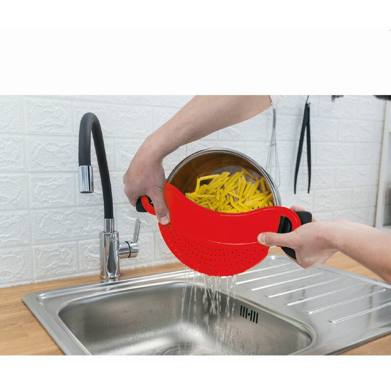 Scolapasta a mezzaluna per pentole Ø14-24 cm Sì Chef