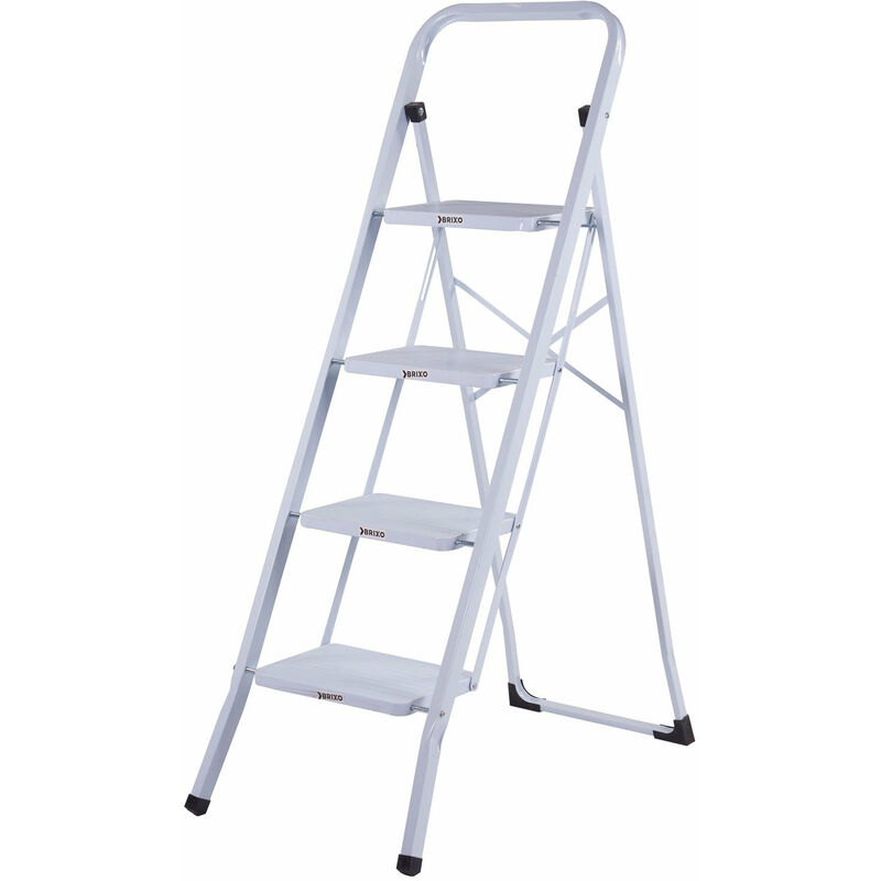 Sgabello Gradini Colombo FACTOTUM - 4 Gradini In Acciaio Bianco Per Casa E Lavoro - Foto 4