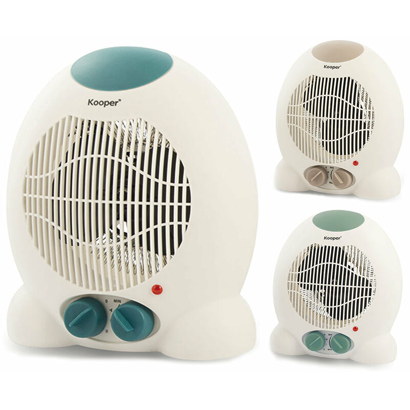 Termoventilatore scaldino elettrico caldobagno aria calda e fredda max 2000  W Corfù