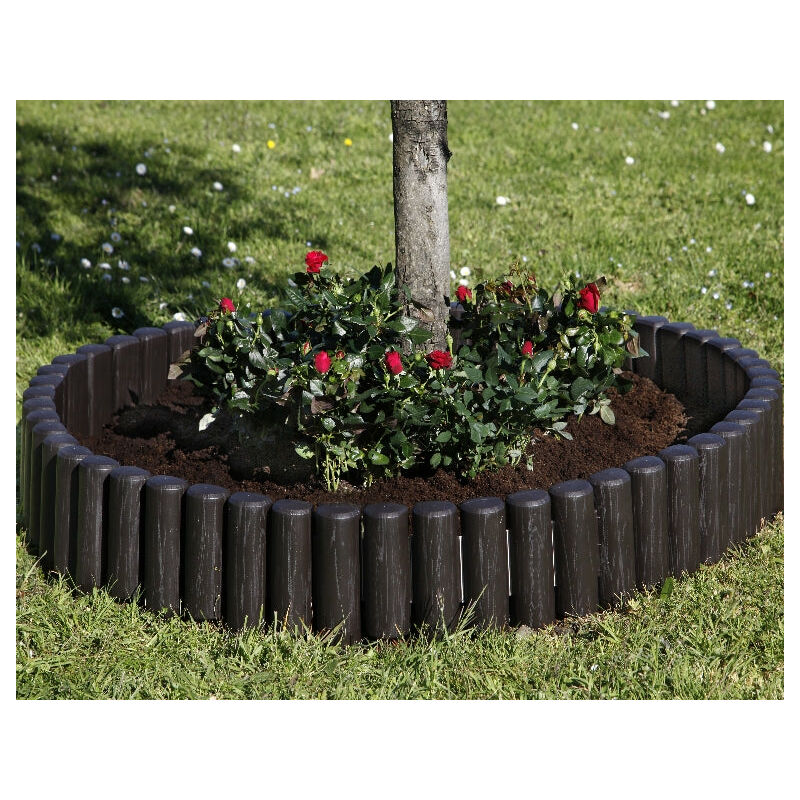 Bordure Per Recinzioni Palisade In Resina Fraschetti | Confezione 10 Pezzi Da 250 Cm Totali - Foto 2