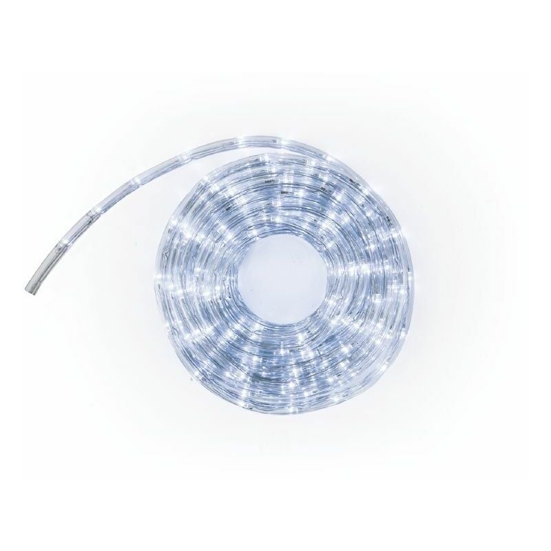 Tubo luminoso 20 metri con 360 luci led bianco freddo 8 giochi luce per uso esterno Bianco freddo Tubo luminoso 20 metri con 360 luci led bianco freddo 8 giochi luce per uso esterno Bianco freddo