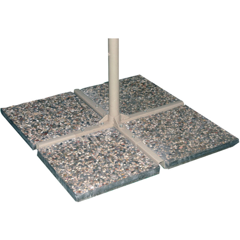 Base Per Ombrellone Riempibile Con Sabbia/Acqua - 20 Kg Nero Per Terrazzo O Giardino - Foto 10