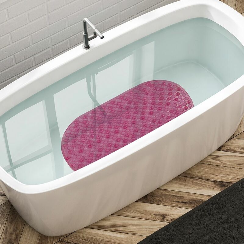 Tappeto 70x40 cm in PVC antiscivolo per vasca da bagno Ecò