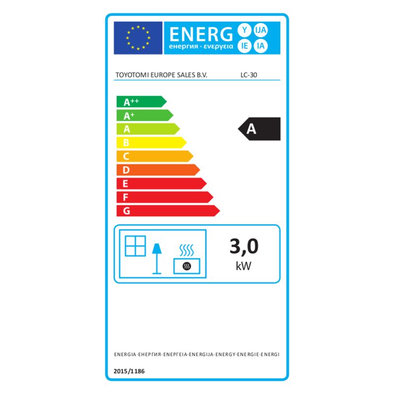 Stufa elettronica a combustibile liquido 3000 W Zibro LC30