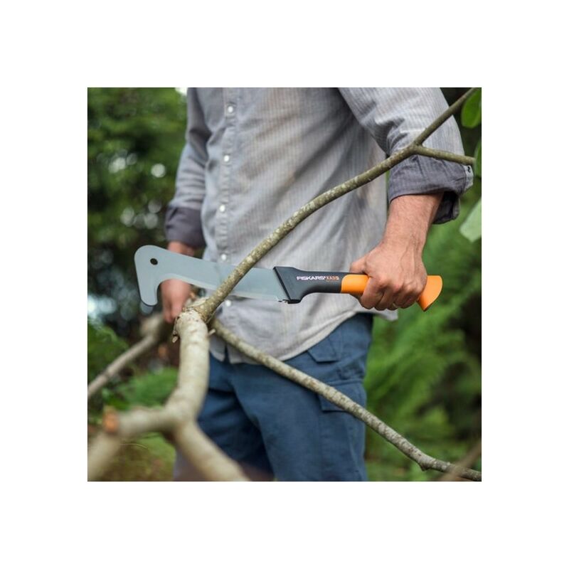 Roncola accetta per taglio rami maneggevole professionale Woodxpert FISKARS