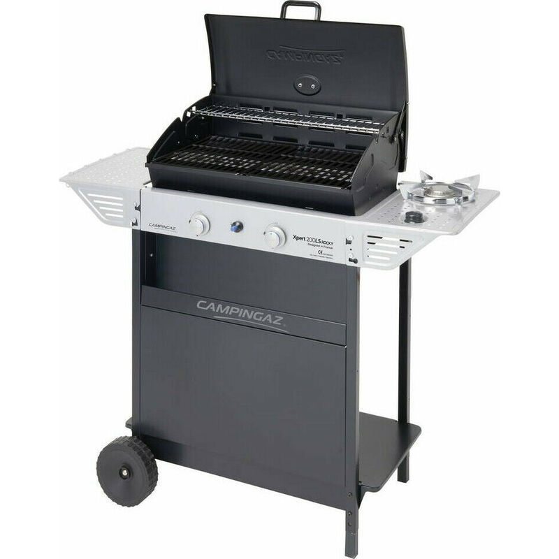 Barbecue a gas 2 griglie + fornello laterale Campingaz XPERT 200 LS + ROCKY