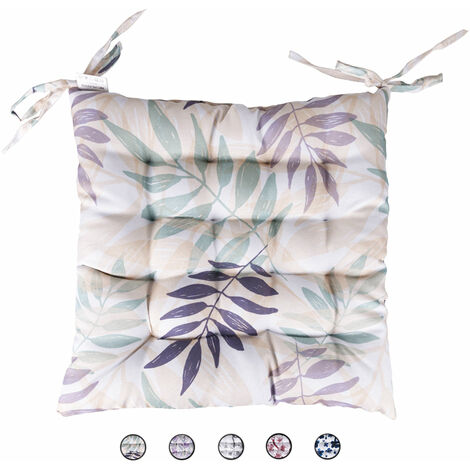 Set 6 Cuscini Sedie 40x40 Cm Forte - Stampa Limoni Made In Italy