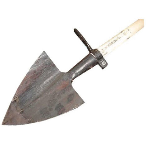 Vanga Da Giardino Con Staffa Girevole - FERR 106351 In Acciaio Forgiato Con Manico Legno