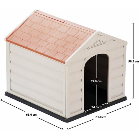 Cuccia per cani taglia media in resina 60x68x58 cm Puppy