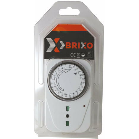 Timer 24 ore presa 250V 16 A 3500 W Brixo