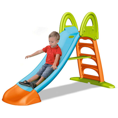 Scivolo per bambini gioco da giardino con innesto per acqua Slide Ten