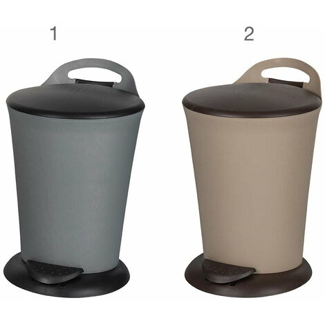 MSV Pattumiera A Pedale Hans Da 3 Litri - Design Moderno, Colore Rame