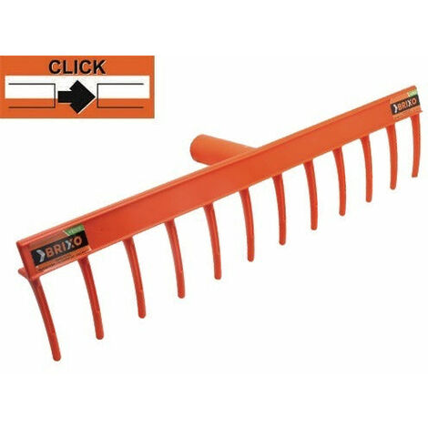 Rastrello Da Giardino Con 10 Denti – Larghezza 25 Cm, Manico In Legno 120 Cm, Made In EU