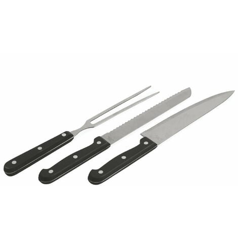 Set di utensili da cucina in acciaio inox con manico in legno, 6 utensili  da cucina con supporto, posate da cucina, utensili da cucina, set da cucina,  pinze per barbecue, accessori da