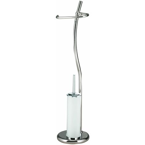 Piantana Porta Accappatoio In Acciaio Cromato – 6 Bracci (3 Lunghi 35,5 Cm E 3 Corti 15 Cm), Altezza 177 Cm, Base Stabile, Ideale Per Bagno, Spa E Palestra
