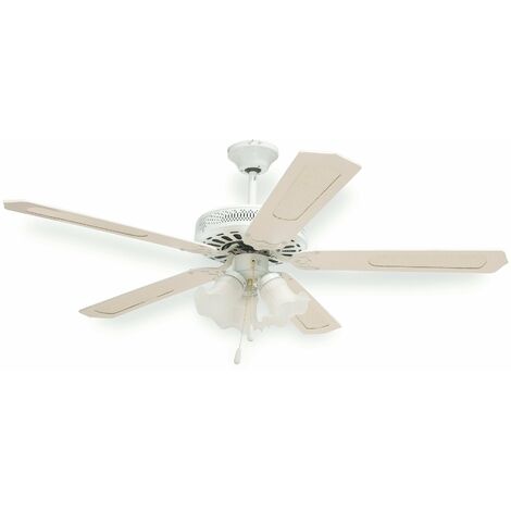 70900 - VENTILATORE DA SOFFITTO 132 CM - 5 PALE - 4 LUCI - VINCO SRL