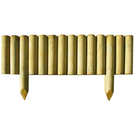 Bordura staccionata 100x50 cm in legno di pino impregnate LASA Vampiro