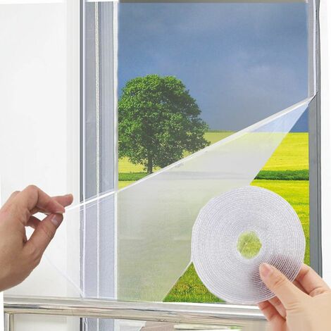 Merriway Kit Isolante Porte E Finestre - Nastro Biadesivo Incluso, Bianco 1.2x1.5 M | Antispifferi - Foto 9