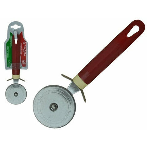 Rotella tagliapizza in acciaio inox Ø6,5 cm con proteggi dita e manico ergnonomico (1/2)