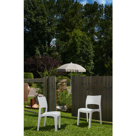 Sedia Alice In Plastica Impilabile Colore Bianco Modello Comfort - Foto 7