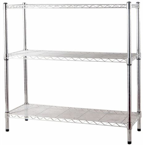 Scaffale Kit In Lamiera 90x40 Cm, 5 Ripiani, Grigio Chiaro &ndash; Ideale Per Garage E Cantina