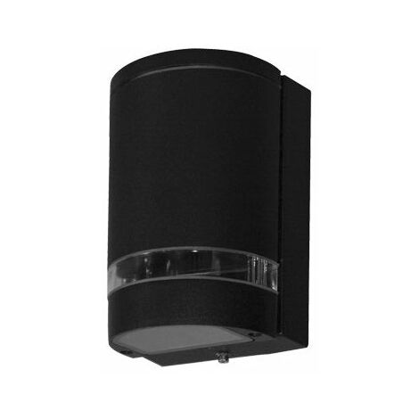 Lampada Led Da Muro A Lanterna Con Portalampada E27 (max 60w) Attacco Verso L'alto Colore Nero Ip44 - Foto 3