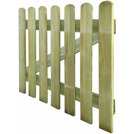 Staccionata In Legno Per Giardino Steccato In Legno Di Pino Per Recinzione Giardino - Doghe Lunghe 200 Cm, Altezze 80 O 100 Cm Prato Sintetico 50 Mm - Foto 5