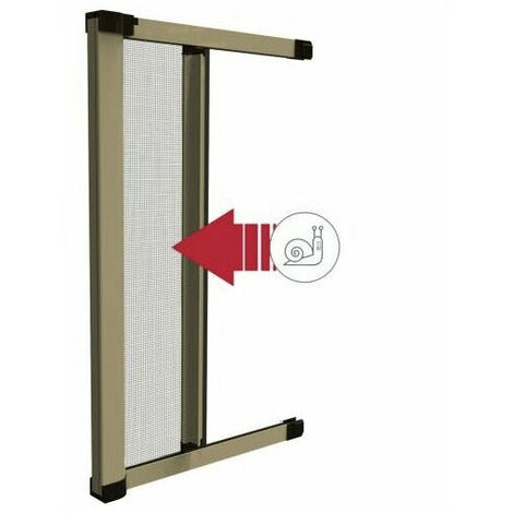 Zanzariera a Rullo Orizzontale universale per Porta Finestra 160x250 cm Bronzo