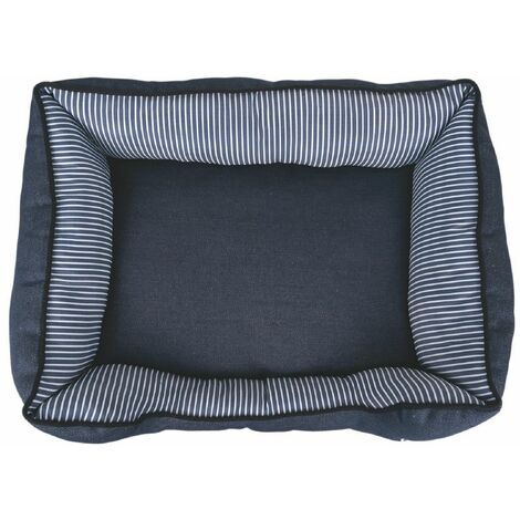 Cuccia cuscino per animali domestici cani gatti in tessuto oxford effetto  jeans imbottita - 46x38xH15 cm.