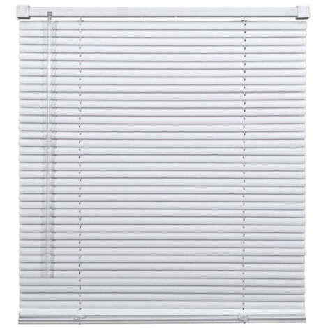 Tenda veneziana per finestra in pvc bianca - 120x250 cm