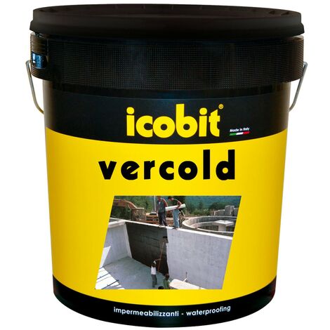 Asfalto bituminoso a freddo protezione impermeabile Icobit Vercold - 10 Kg