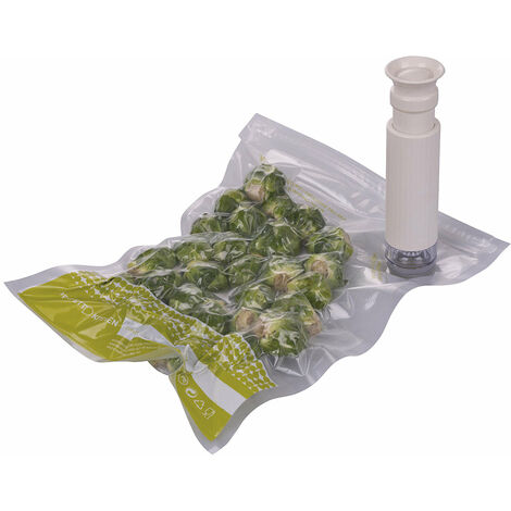Kit pompa e sacchetti 23x28 cm per sottovuoto alimentare con chiusura a  pressione Sì Chef - Kit