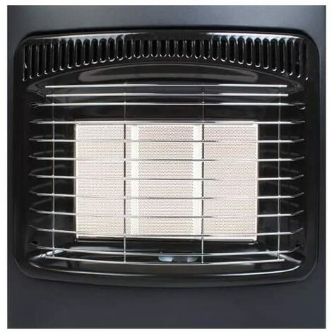 Stufa a gas infrarossi da interno tre elementi con ruote Niklas Nova 4200 Watt