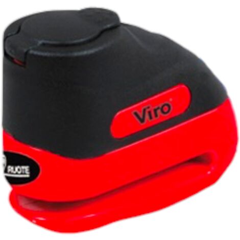 Lucchetto in acciaio blocca disco anti furto per moto e scooter VIRO HAMMER - Finitura cromata - Asta 10 mm