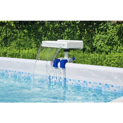 Cascata Flowclear per piscina con luci a LED rilassante massaggio Bestway 58619