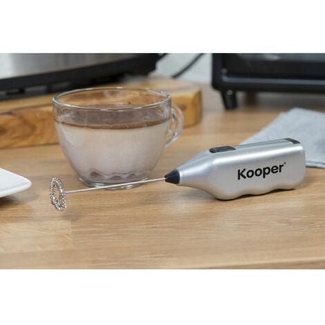 Frullino montalatte per cappuccino elettrico a immersione con mini frusta  in acciaio Coffee Creamer