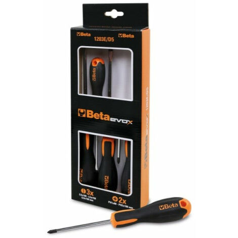 Set Di 8 Giraviti Professionali Beta Evox 1203e/d8p Con Taglio Piatto E Croce Phillips - Foto 3