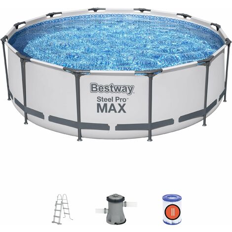 Piscina con struttura rotonda Steel Pro MAX 366x100 cm Bestway 56418