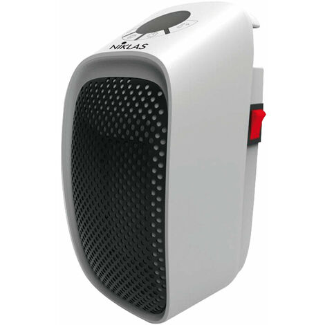 Heller HL 706 Termoventilatore Stufetta Elettrica 2000W 2 Livelli Termostato Regolabile Grigio